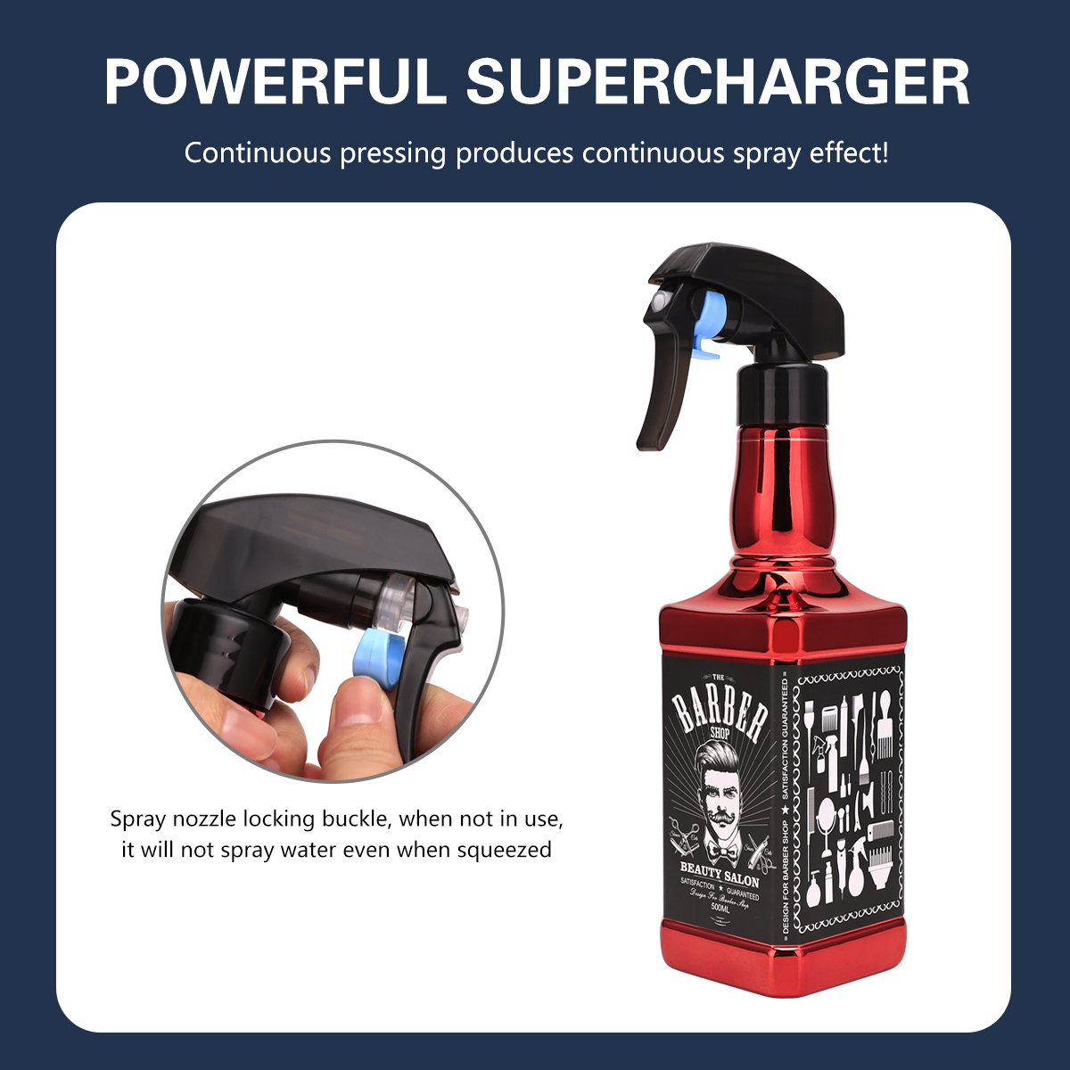 Professional Salon Barber Spra - Water Bottle Blank recension och pris