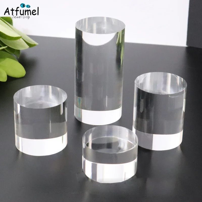 Acrylic Cylinder Ring Jewelry  - Photo Acrylic Block recension och pris