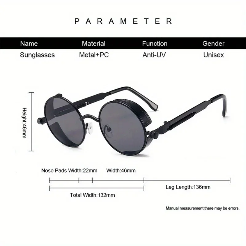 Classic Steampunk Sunglasses f - Metal Photo Panel recension och pris