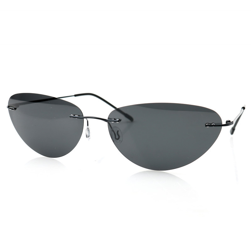 Fashion Rimless Sunglasses, Ca - Metal Photo Panel recension och pris