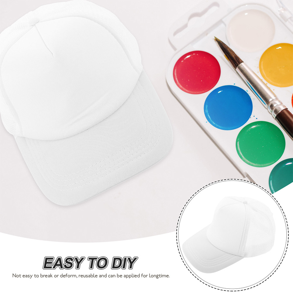 5Pcs Blank Baseball Hat Mesh D - Hat Sublimation Blank recension och pris